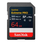 Extreme PRO SDXC 64GB 300MB/seg UHS-II V90