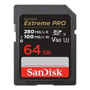 Extreme PRO SDXC 64GB 280MB/seg UHS-II V60
