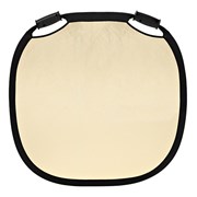 Reflector Dourado Esbatido / Branco 120 cm