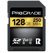 PROGRADE SDXC UHS-II V60 Gold 128GB 250Mb/s