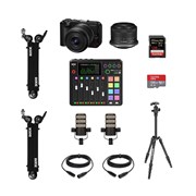 Kit Podcast Áudio 3 + CANON EOS R50 V