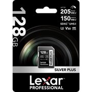 SILVER PLUS SDXC 128GB 205MB/s V30