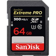 Extreme PRO SDXC 64GB 300MB/seg UHS-II