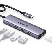 Hub USB-C Revodok 5-em-1