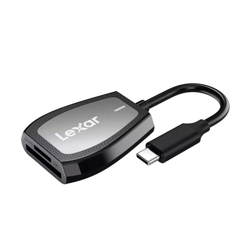 LEXAR Leitor cartões USB-C Dual-Slot SD / microSD