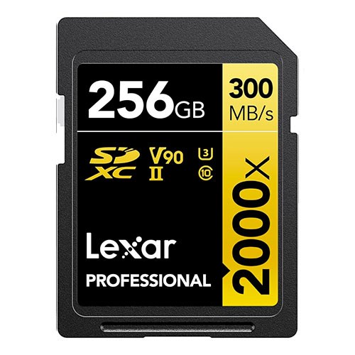 LEXAR SDXC UHS-II 256GB 2000X 300MB/s V90