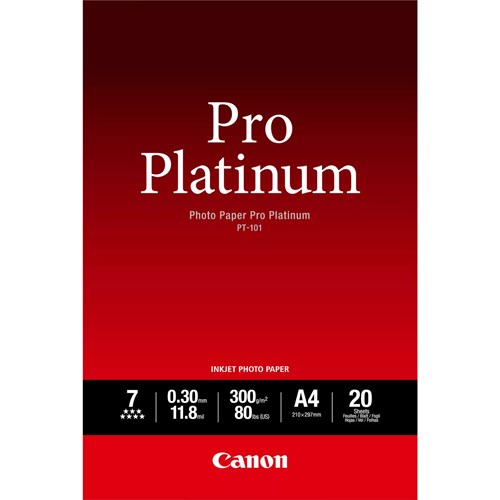 CANON PHOTO PAPER PLUS GLOSSY A4 20F  PP-101