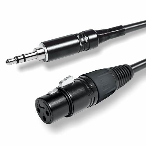 EMELEC CABO AUDIO JACK 3.5m ST-XLR F 1m