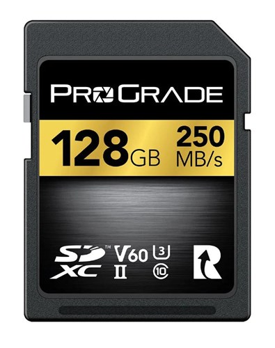 PROGRADE SDXC UHS-II V60 Gold 256GB 250Mb/s