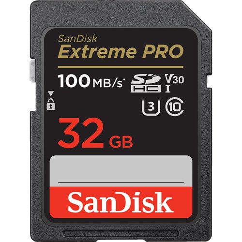 SANDISK Extreme Pro SDHC 32GB 100 M/s V30 UHS-I U3