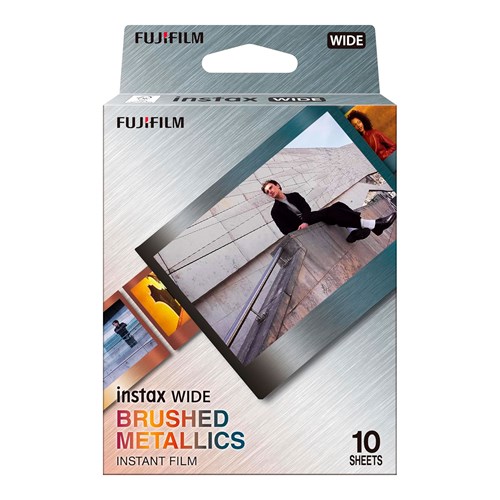FUJIFILM instax WIDE BRUSHED METALLICS 10F