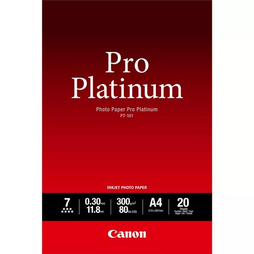 CANON Pro Platinum PT-101 A4 20Folhas