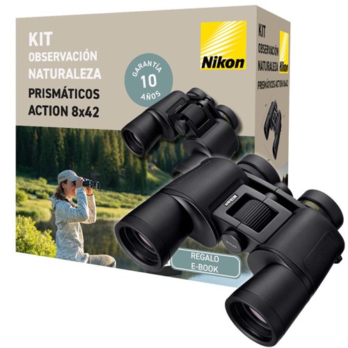 NIKON ACTION 8X42 Kit Observação Natureza