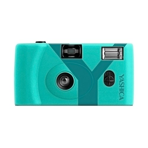 YASHICA MF-1 Snapshot Art Camera (Turquesa)