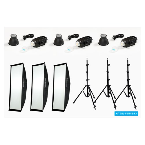 NANLITE FS-150B Kit Triplo
