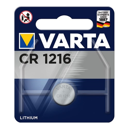 VARTA PILHA CR 1216 3V 6216