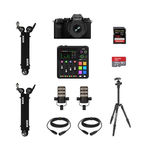 COLORFOTO Kit Podcast Áudio 2 + Fujifilm X-S20