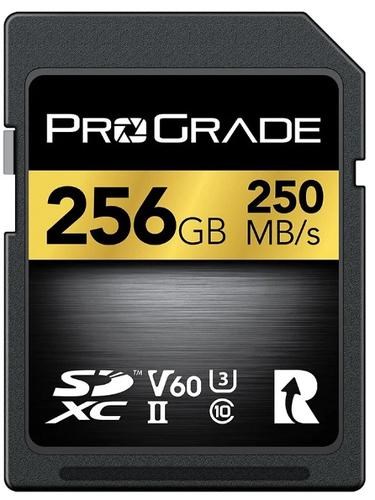 PROGRADE SDXC UHS-II V60 Gold 256GB 250Mb/s