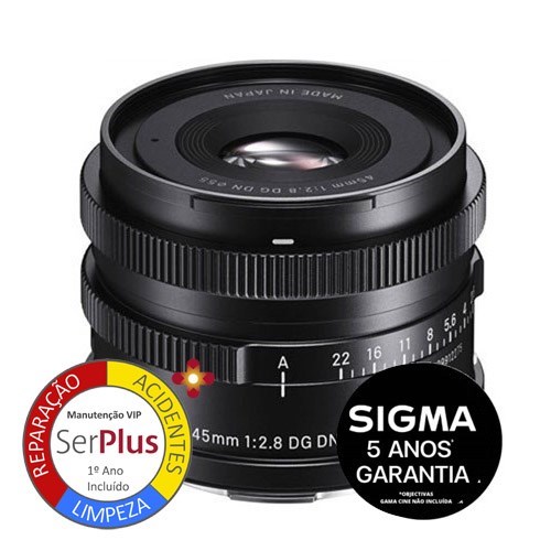 SIGMA 45mm F2.8 DG DN | C (L-mount) | Colorfoto.pt